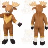 Moose Mascot Costume for Adults Custom Logo Party Character Suit