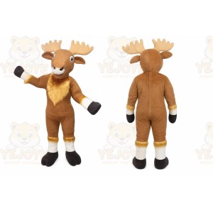 Moose Mascot Costume for Adults Custom Logo Party Character Suit
