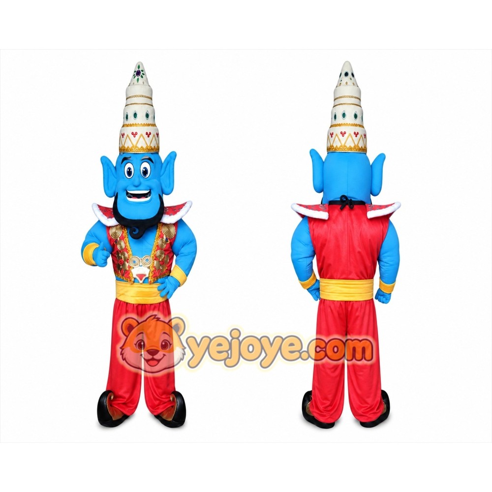 Genie Mascot Costume for Adults Custom Logo Party Character Suit Genie Mascot Costume for Adults Custom Logo Party Character Suit