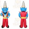 Genie Mascot Costume for Adults Custom Logo Party Character Suit