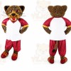 Leopard Mascot Costume for Adults Custom Logo Party Character Suit