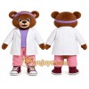 Bear Mascot Costume for Adults Custom Logo Party Character Suit