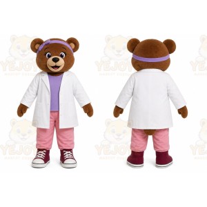 Bear Mascot Costume for Adults Custom Logo Party Character Suit