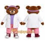 Bear Mascot Costume for Adults Custom Logo Party Character Suit