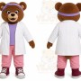 Bear Mascot Costume for Adults Custom Logo Party Character Suit