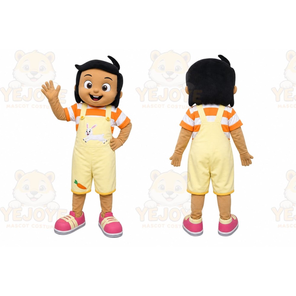 Boy Mascot Costume for Adults Custom Logo Party Character Suit