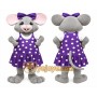 Mouse Mascot Costume for Adults Custom Logo Party Character Suit