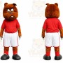 Bear Mascot Costume for Adults Custom Logo Party Character Suit