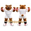 Bulldog Mascot Costume for Adults Custom Logo Party Character Suit