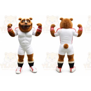 Bear Mascot Costume for Adults Custom Logo Party Character Suit