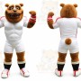 Bear Mascot Costume for Adults Custom Logo Party Character Suit