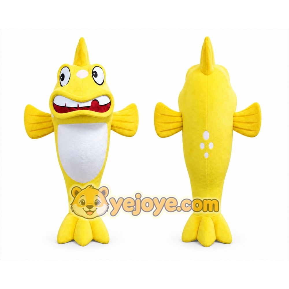 Fish Mascot Costume for Adults Custom Logo Party Character Suit