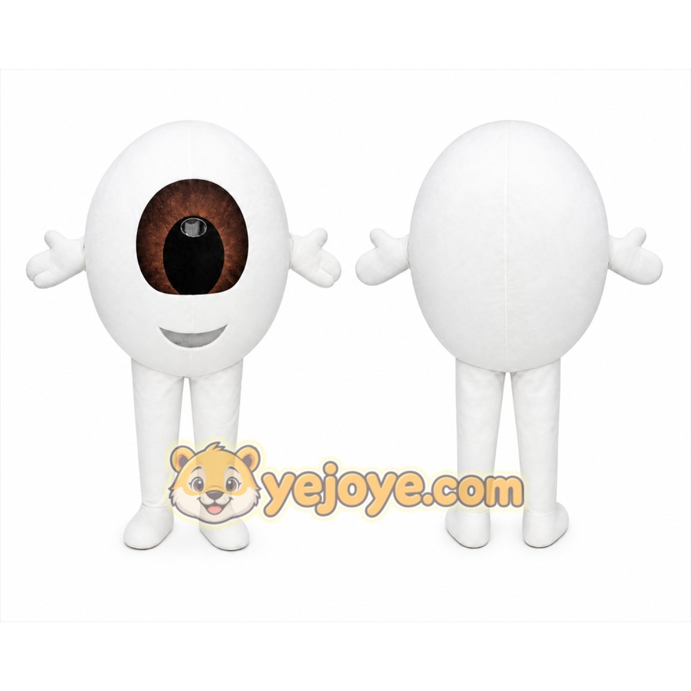 Eyeball Mascot Costume for Adults Custom Logo Party Character Suit