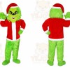 Grinch Mascot Costume for Adults Custom Logo Party Character Suit
