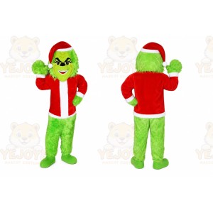 Grinch Mascot Costume for Adults Custom Logo Party Character Suit
