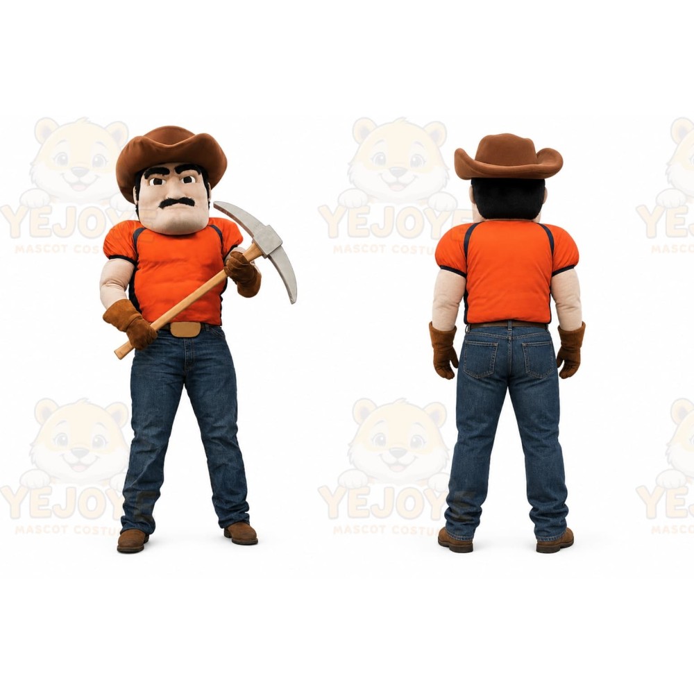 Strongman Mascot Costume for Adults Custom Logo Party Character Suit