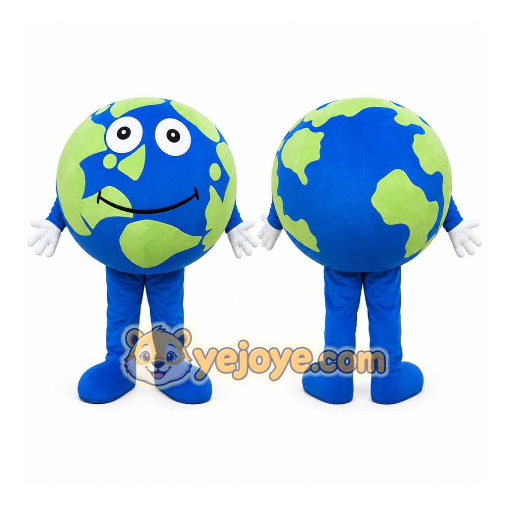 Earth Mascot Costume for Adults Custom Logo Party Character Suit Earth Mascot Costume for Adults Custom Logo Party Character Suit