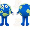 Earth Mascot Costume for Adults Custom Logo Party Character Suit