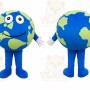 Earth Mascot Costume for Adults Custom Logo Party Character Suit