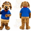 Dog Mascot Costume for Adults Custom Logo Party Character Suit