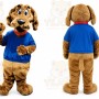 Dog Mascot Costume for Adults Custom Logo Party Character Suit