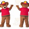 Bear Mascot Costume for Adults Custom Logo Party Character Suit