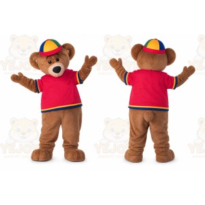 Bear Mascot Costume for Adults Custom Logo Party Character Suit