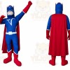 Superhero Mascot Costume for Adults Custom Logo Party Character Suit