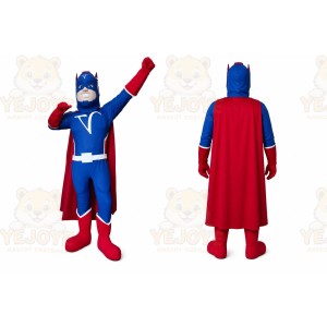 Superhero Mascot Costume for Adults Custom Logo Party Character Suit
