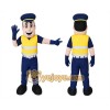 Police Officer Mascot Costume for Adults Custom Logo Party Character Suit