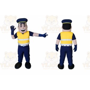 Police Officer Mascot Costume for Adults Custom Logo Party Character Suit