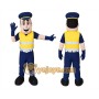 Police Officer Mascot Costume for Adults Custom Logo Party Character Suit