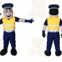 Police Officer Mascot Costume for Adults Custom Logo Party Character Suit