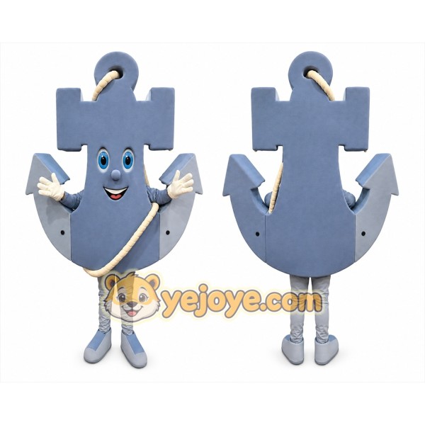 Anchor Mascot Costume for Adults Custom Logo Party Character Suit