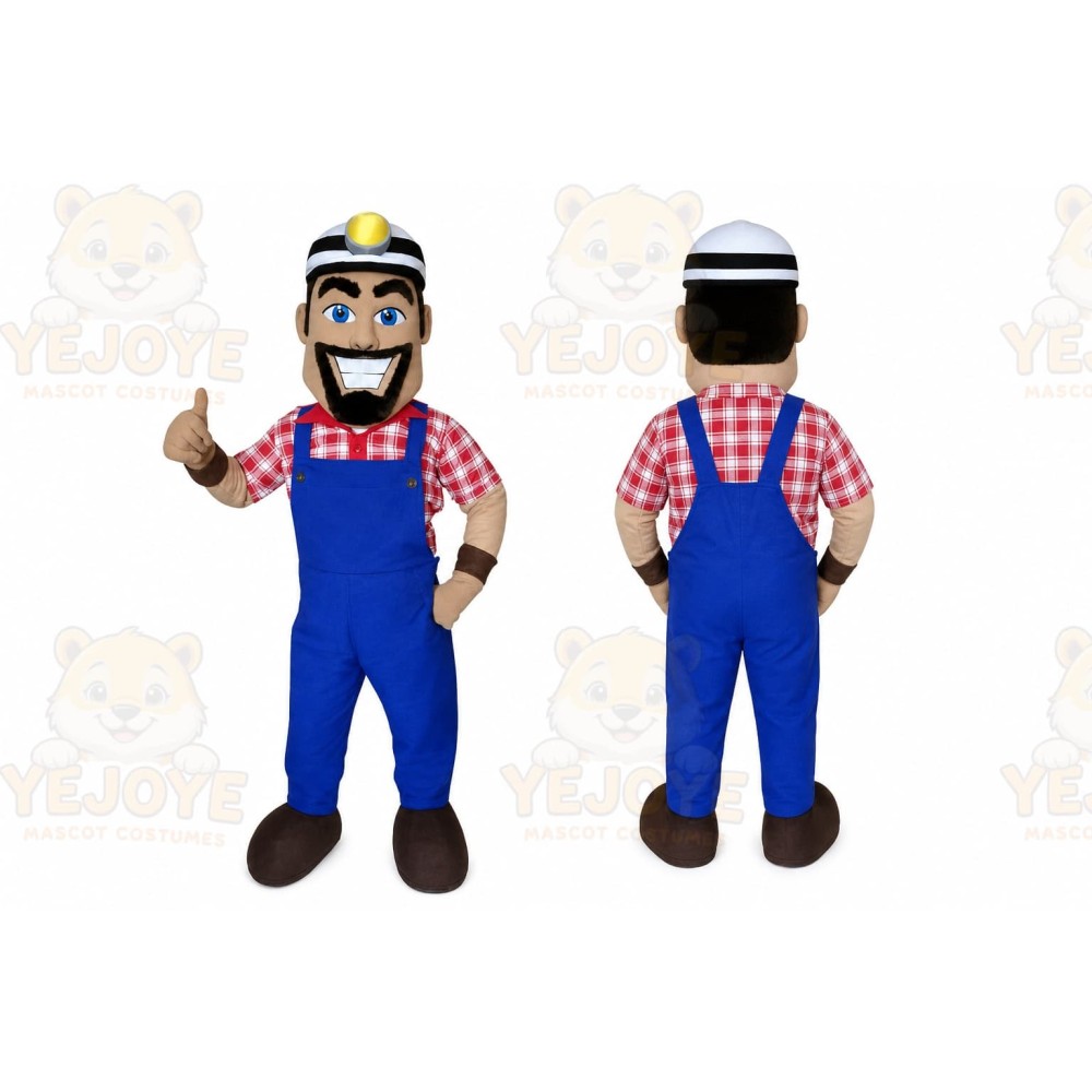 Strongman Mascot Costume for Adults Custom Logo Party Character Suit