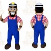 Strongman Mascot Costume for Adults Custom Logo Party Character Suit