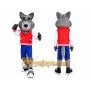 Wolf Mascot Costume for Adults Custom Logo Party Character Suit