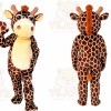 Giraffe Mascot Costume for Adults Custom Logo Party Character Suit