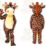 Giraffe Mascot Costume for Adults Custom Logo Party Character Suit