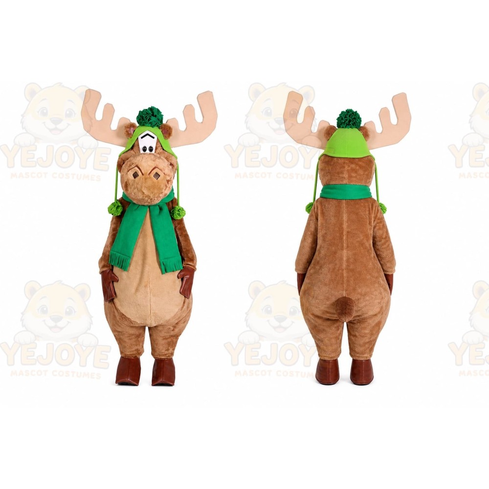 Moose Mascot Costume for Adults Custom Logo Party Character Suit