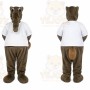 Bear Mascot Costume for Adults Custom Logo Party Character Suit