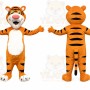Tiger Mascot Costume for Adults Custom Logo Party Character Suit