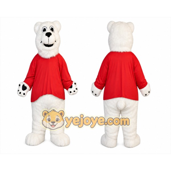 Bear Mascot Costume for Adults Custom Logo Party Character Suit