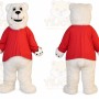 Bear Mascot Costume for Adults Custom Logo Party Character Suit
