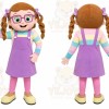 Girl Mascot Costume for Adults Custom Logo Party Character Suit