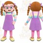 Girl Mascot Costume for Adults Custom Logo Party Character Suit