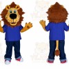 Lion Mascot Costume for Adults Custom Logo Party Character Suit