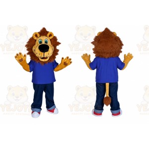 Lion Mascot Costume for Adults Custom Logo Party Character Suit