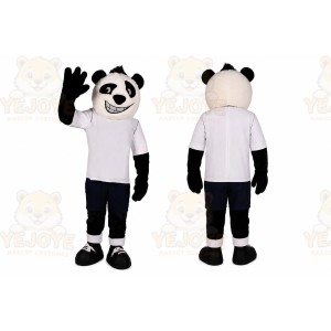 Panda Mascot Costume for Adults Custom Logo Party Character Suit