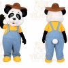 Panda Mascot Costume for Adults Custom Logo Party Character Suit